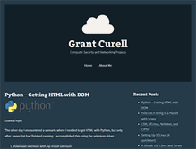 Tablet Screenshot of grantcurell.com